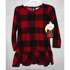 BRAND NEW NORTH POLE TODDLER GIRL NIGHT GOWN SLEEPWEAR CHRISTMAS SIZE 2T